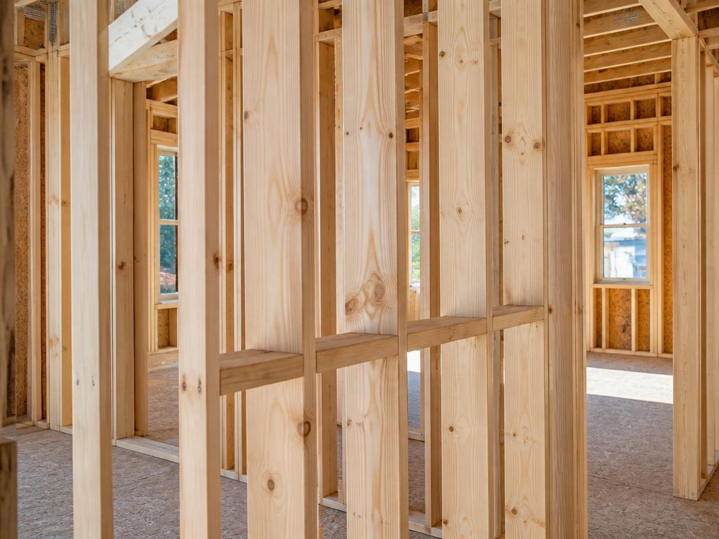 New Custom Home Framing